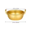 Dinnerware Sets Korea Ramen Pot Fast Noodles Cooking Pots Soup Stew Stockpot Alluminum Ramyun Handles