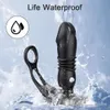 Seksspeeltje Massager Thrusting Butt Plug voor mannen Prostaat Massager App Anale vibrator Telescopische vibrerende stimulator Speelgoed