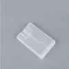 Mini mat zwart wit 20ml handdesinfecterend middel Zakparfum Creditcard spuitfles op maat uw logo Mcflg