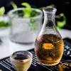 Questões de quadril Japanese de vidro japonês conjunto de bebidas alcoólicas mais aquecedores de vinho criativo jarro pequeno