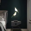 Lâmpadas de chão nomi lâmpada de chão led pós -moderna lâmpada de pássaro eletroplating jardim dourado lendo quarto de estudo sala de estar de luxo lâmpada w0428