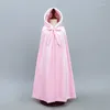 Jackets Christmas Little Princess Cloak For Girl Fancy Fairy Cape Fashion Hooded Long Shawl Halloween Costume Birthday Party Kid Clothes