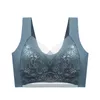 Yoga Outfit Women Sexy Lace Bra Ladies Underwear Comfortable No Steel Ring Fixed Cup Push Up Large Size Thin Section Bralette For