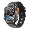 Multifunktionell kompasshöjd tryck blodspel Bluetooth Call Outdoor Sports Three Defense Smart Watch