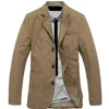 Costumes pour hommes hiver blazers occasionnels vestes en jean hommes coton coupe ajustée luxe revers mâle automne militaire Masculino vêtements d'extérieur manteaux