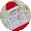 Keepsakes Twin Baby Pography Clothing Knit Sleeping Bag Props Christmas Themed Snowman Design born Pography Outfit Accessories 231129