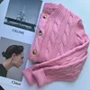 Designer Sweater Women cardigan new famous Long Sleeve Round Neck Sweater College Casual Outside clothes small house Geometric pritned sweaters size s-l Keep Warm