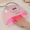 Sèche-ongles haute puissance SUN X12 MAX 66 pièces lampe UV LED pour sécher tous les vernis à gel avec grand capteur tactile LCD Salon de manucure 231128