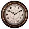 Väggklockor cnim 12-tums tyst icke-ticking rund klockor dekorativ vintage stil hem kök vardagsrum sovrum278v