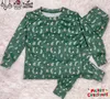 Famille correspondant tenues pyjamas de Noël chien couple enfants bébé Noël vêtements de nuit père mère fille fils pyjamas vêtements ensemble 231128