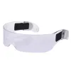 أضيء نظارات مضيئة ملونة LED Electronic Visor Eyeglasses Light Encord