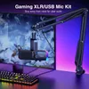 Zestaw mikrofonu Mikrofony FIFINE XLR USB z zestawem mikrofonu słuchawkowym Zestaw mikrofonu Dynamic MIC RGB RGB RGB na PC PS5 4 Mikser AM8T 231128