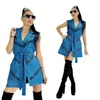 Designer Vestjassen Dames Casual Revers Hals Mantel Jassen Warme Bovenkleding Gratis schip