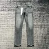 Jeans pour hommes, Style Luxe slim, gris délavé, 2023, 231129
