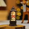 クリスマスツリーの装飾品で飾られた老人用のクリスマス電話ブースライトテーブル雪だるまの家の装飾アクセサリー
