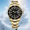 polshorloge mechanische automatisering herenhorloge aaa relojes 8215 beweging 40 mm Klassieke groene keramische bezel wijzerplaat goud Roestvrij stalen horloge zakelijk horloge waterdicht