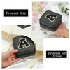 Jewelry Boxes Black Color Travel Case Personalized Gifts Birthday For Women Christmas Teens Girls Initial Letters Drop Delivery Pack Dhhjz