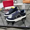 مصمم الرجال أحذية غير رسمية Gancini Sneaker العلامة التجارية رجال من الجلد المطاط المنخفض أحذية الترفيه المطرزة نمط نمط حتى الفاخرة منخفضة قطع الأحذية الرياضية 07