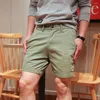 Herren Shorts 2023 Sommer Casual Herren Hosen Arbeitskleidung Khaki Einfarbig Herren Streetwear Short Male Daily