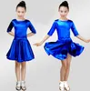 Scene Wear Kid Latin Dance Dress for Girls Dancing Costumes Girl Standard Ballroom Dresses Children Costume