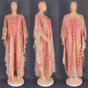 Clothing Ethnic Clothing Nigerian Original Bazin Dress Dashiki Gold Brocade Embroiderey Basin Clothing White Robe Wedding Party Lady Gown D