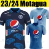 23/24 Motagua Soccer Jerseys Thai Quality 2023 2024 Home Bule Away Grey＃6 Sanchez＃21 R. Moreira＃22 J.Moncada＃26 Villafranca Football Shirt