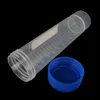 50ml Plastic Screw Cap Flat Bottom Centrifuge Test Tube with Scale Free-standing Centrifugal Tubes Laboratory Fittings Xviau