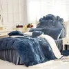 Conjuntos de cama Adultos Crianças Cama Quilt Cover Set Grosso Fleece Winter Bedding Set Twin Queen King Size Bed Set Duvet Cover Cama Saia Fronhas 231129