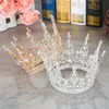 Wedding Hair Jewelry Fashion Pageant Bride Tiara Rhinestone Crown hair accessories Wedding hair jewelry Show dress Headdress Queen Diadem Prom 231128