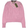 Designer-Damenbekleidung 20 % Rabatt Shirt Autumn Design Sense Small Cut Out Letter V-Neck Knitted Pullover Sweet Gentle Style Long Sleeve Top