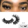 Faux cils 3D réel vison faux cils bande vison cils épais faux faux cils maquillage beauté à la main 100% paillettes emballage D101 Q231129