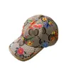 Modna czapka baseballowa do unisex Casual Sport Letter Caps Nowe produkty Sunshade Hat Osobowość prosta kapelusz kwiaty