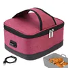 Servies Lunchtas Draagbare Box Opbergtas met USB-voeding Tote Bento Handtas Picknickzakken Etui