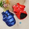 Dog Apparel Winter Thicken Puppy Clothes Bright PU Leather Cotton et Waterproof Pet Coat for Small Doggy Costume Chihuahua Outfitsvaiduryd