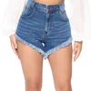 Shorts pour femmes Denim femmes taille haute été déchiré jean court Femme Sexy gland Y2k décontracté bas irrégulière dames