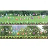 Dekoracje ogrodowe 5pcs Butterfly Stakes Clips Dekoracyjne podwozie doniczki kwiatowe sprężynowe motyle