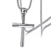 12PCS European and American outdoor baseball cross pendant necklace Fashion personality Man's accessories 3color2473