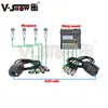 V-Show Adapter DMX-RJ45 Cable splitter RJ45/4 x XLR 3pin male&female