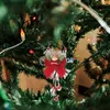 Juldekorationer 14x30 cm Plastic Bell Navidad Electricating Bells String Decoration Accessories Xmas Tree Pendant 2023