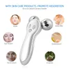 Ansiktsvårdsenheter 3D Roller V Face Lifting Massager Micro Current Skin Firming Wrinkle Removal Device Body Sliming Massage Machine 231128