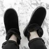 Laarzen Winter Koppels Sneeuw Warm Houden Korte Pluche Platte Katoenen Schoenen voor Mannen Outdoor Antislip Dames Casual Enkel 231128
