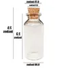 20ML cork jar glass bottles DIY decoration mini favors message glass bottle vial cork small glass bottles jars Party Favors Sflxq