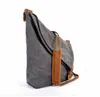 Abendtaschen Mode Koreanische Vintage Militär Leinwand Leder Frauen Messenger Tasche Schulter Für Crossbody Sling Casual