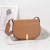 Polo ID oryginalne designerskie torby designerskie kobiety siodło torebka po przekątnej torba krzyżowa z Half Moon Saddle Bag 231115