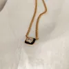 Pendentif Colliers Pierres précieuses colorées Rectangle Émail Acier inoxydable pour femmes Simple Bijoux élégants Délicat Bijou non terni