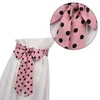 Belts Dot Print Waist Belhin Scarf/Necktie For Ladies Business Necktie Suits Female