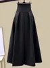 Vestido de duas peças 2023 outono inverno saia conjuntos para roupas femininas coreano casual malhas pulôver camisola e saias de cintura alta 231129