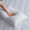 Almohada Peter Khanun Almohadas 100% plumón de ganso Almohadas para el cuello para dormir Almohadas para cama 100% funda de algodón con 100% plumón de ganso 48x74cm 1 pieza 231129