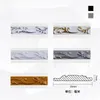 Väggklistermärken 3D PVC Takdekorativ mjuk linje Selfadhesive Waterproof Baseboard Bakgrund Målning Wallpaper Sticker Decor 231128