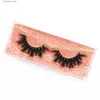 False Eyelashes 1Pair Real 3D Mink Lashes Cruelty Free Mink Lashes Messy Wispy Full Strip Lashes Crisscross Soft False Eyelashes Makeup Supplier Q231129